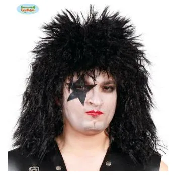 Černá paruka - Rocker