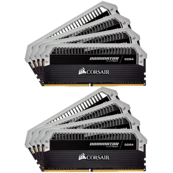 Operační paměť Corsair Dominator Platinum 128 GB (8x 16 GB) DDR4 2666 MHz (CMD128GX4M8A2666C15)