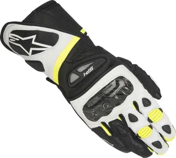 Moto rukavice Alpinestars SP-1 černé/bílé/žluté
