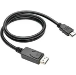 C-TECH Kabel DisplayPort/HDMI, 2m, černý