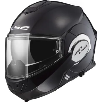 LS2 FF399 Valiant Solid Gloss Black Helma na motorku LS2 FF399 Valiant Solid Gloss Black