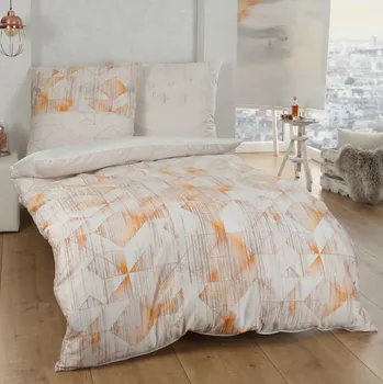 Povlečení Kaeppel | Povlečení Realize mandarine, 140x200, 70x90 makosatén