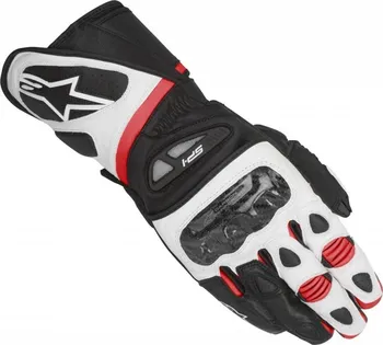 Moto rukavice Alpinestars SP-1 černé/bílé/červené