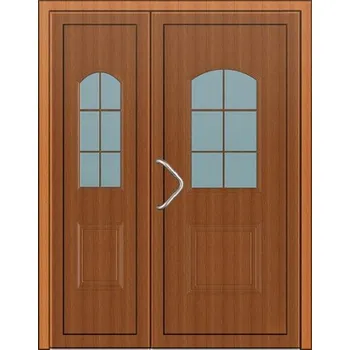 Vchodové dveře SOFT Dvoukřídlé Soft Debora 125/200 cm L Bílá Zlatý dub