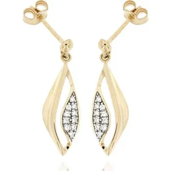 Náušnice Zlatnictví U Kostela Zlaté náušnice se zirkony GE0628 307970528