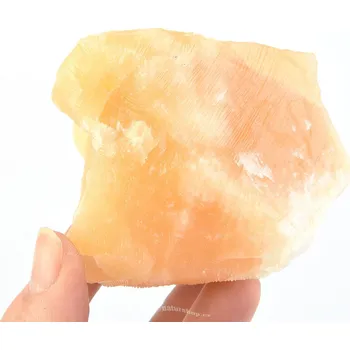 Přírodní kámen Přírodní oranžový kalcit 325g