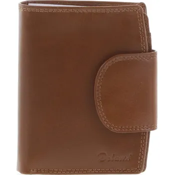 Peněženka Kožená elegantní světle hnědá peněženka pro muže - Delami 1342CHA hnědá