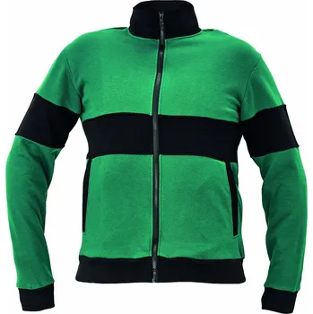 Oblečení a móda Červa Max mikina zelená/černá