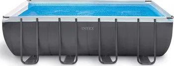 Bazén Intex Ultra Rectangular 26356GN Frame Pools Set 5,49 x 2,74 x 1,32 m + písková filtrace, schůdky, plachta, podklad
