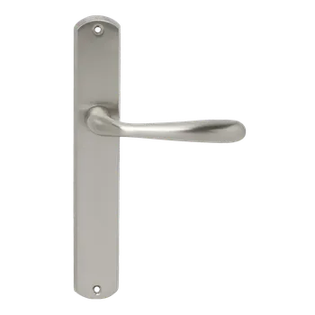 Dveřní kování EUROLATON Štítové kování GARNITURA 5004 PZ(pro cylindrickou vložku) 90 mm nikl mat