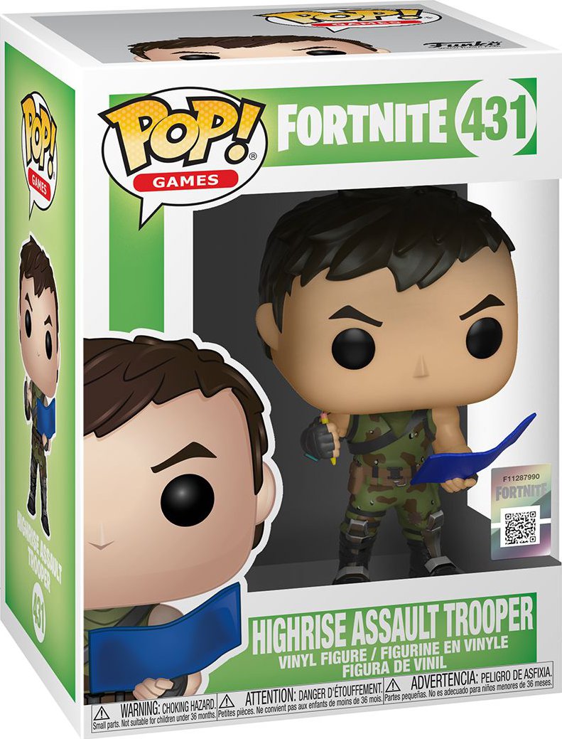 Funko POP! Games Fortnite HIGHRISE ASSAULT TROOPER 431