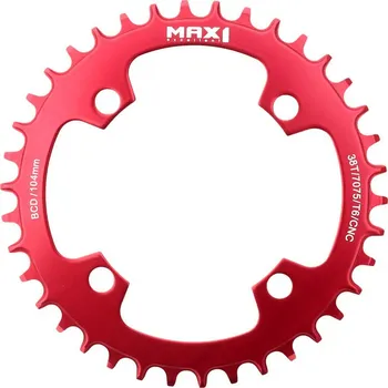 Max1 Narrow Wide červený, 38 zubů