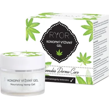 Pleťový krém RYOR Cannabis Care Konopný výživný gel 15 ml