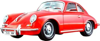 autíčko Bburago Porsche 356B Coupe 1961 1:24 červené