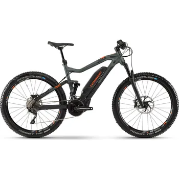 Haibike Sduro Fullseven 8.0 500 Wh 27,5" šedé/oranžové 2019 Elektrokolo Haibike Sduro Fullseven 8.0 500 Wh 27,5" šedé/oranžové 2019