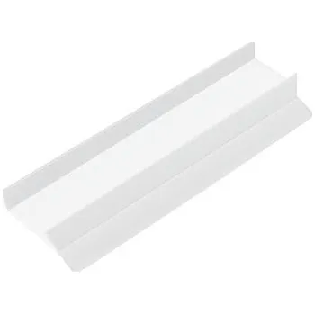 Stavební profil REHAU soklový ukončovací profil k nasunutí, tloušťka soklu 19mm, bílý plast ( délka 1500mm )