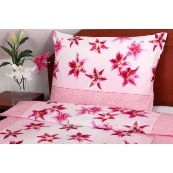 Povlečení Bavlněné ložní povlečení Lilie 140x200 cm