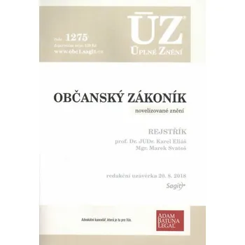 ÚZ č. 1275: Občanský zákoník - Sagit