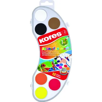 Vodová barva Kores Akuarellos mini 12 barev