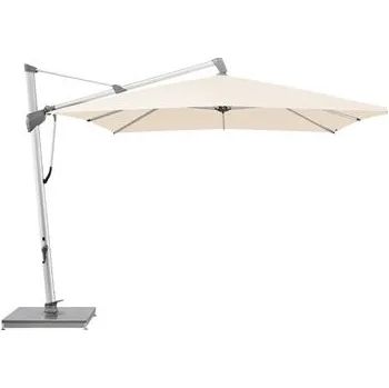 Slunečník Glatz Boční slunečník Sombrano S+, Glatz, čtvercový 300x300 cm (3x3 m), rám eloxovaný hliník, potah polyester 250 g/m2, barva černá