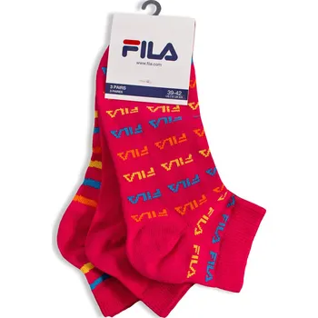 Dámské ponožky FILA 3 páry růžové Velikost: 39-42