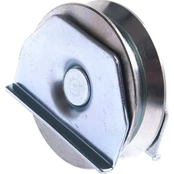 EU Pojezdové kolečko PKO8 kolejnicové posuvné brány, ložiskové, upevnění svarem, průměr 80 mm