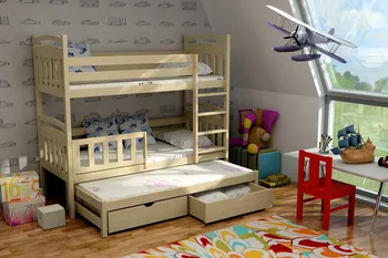 Dětská postel Vomaks PPV 001 200 cm x 90 cm dub