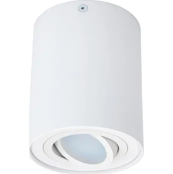 Svítidlo Berge Podhledové bodové svítidlo přisazené OS100-BP výklopné - kruhové - bílá matná + patice GU10