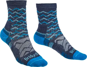 Dámské termo ponožky Bridgedale Hike Lightweight Ankle Merino Denim/Blue