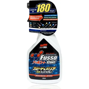 Autovosk Soft99 Fusso Coat Speed & Barrier Hand Spray Up to 180 days 400ml rychlý vosk