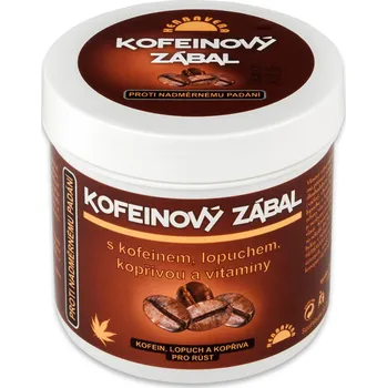 Přípravek proti padání vlasů Herbavera vlasový zábal kofeinový proti nadměrnému padání vlasů 250 ml