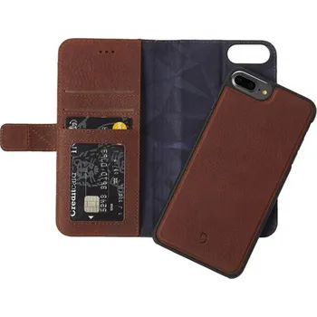 Pouzdro na mobilní telefon Decoded Leather 2in1 Wallet Case pro Apple iPhone 8+/7+ Brown