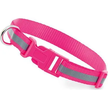 Obleček pro psa Reflexní obojek - růžový AB refelx 26-41cm