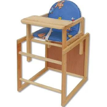 Jídelní židle Jídelní židlička v kombinaci se stolkem 47x44x90cm Barevné provedení: Ořech