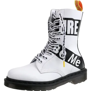 Pánská zimní obuv boty kožené unisex Sex Pistols - 10 dírkové - Dr. Martens - DM24785100 - 36