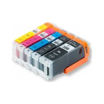 Gigaprint catridge pro Canon Pixma MG 6300 Kompatibilní - Černá - Barevné