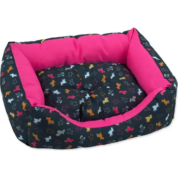 Pelíšek pro psa Dog Fantasy sofa origami pes mix 63 x 53 x 18 cm