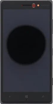 Originální Nokia LCD displej + dotyková deska + přední kryt pro Lumia 830 šedé