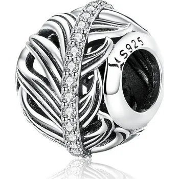 Přívěsek Elenys stříbrný přívěsek Jemné peříčko