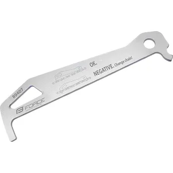 Cyklo nářadí Force 89407 měrka řetězu 125 mm