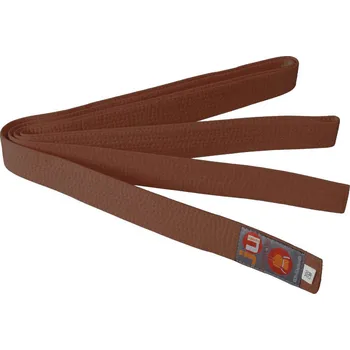 JEDNOBAREVNÉ PÁSKY NA KIMONO JU-SPORTS Barva: Hnědá, Délka: 280