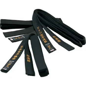 Bojový sport KAITEN ČERNÝ PÁSEK - SATEN Délka: 320