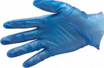 Pracovní rukavice Espeon vinylové rukavice pudrované modré 100 ks