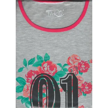 Dámské pyžamo Taro, dámské pyžamo 711-Emo, šedá, vel. M