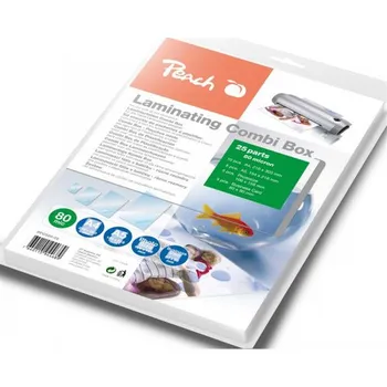Laminovací fólie Laminovací fólie Peach Combi Box 25 ks