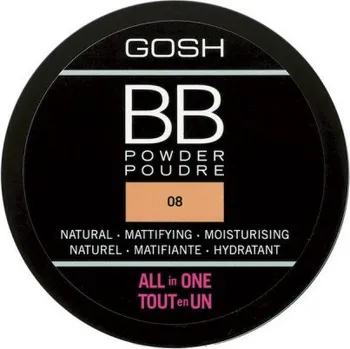 Pudr Gosh BB Matující pudr 08 Chestnut 6,5 g