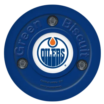 Puk Green Biscuit NHL Edmonton Oilers