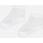 MAYORAL dívčí jemné ponožky puntík bílá - 86 cm