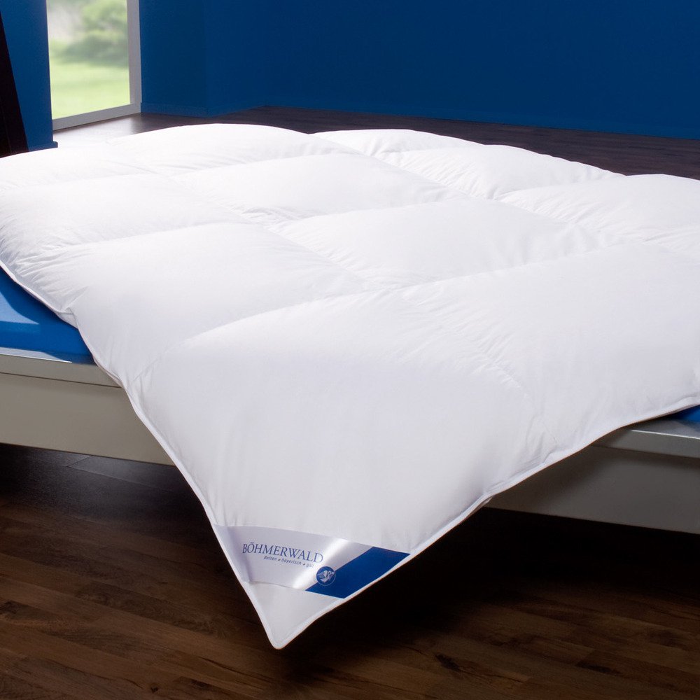 Péřová přikrývka EXQUISIT CELOROČNÍ 200x220cm/ 700g - vyrobeno v Česku