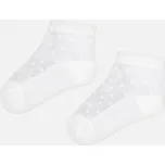 MAYORAL dívčí jemné ponožky puntík béžová - 86 cm